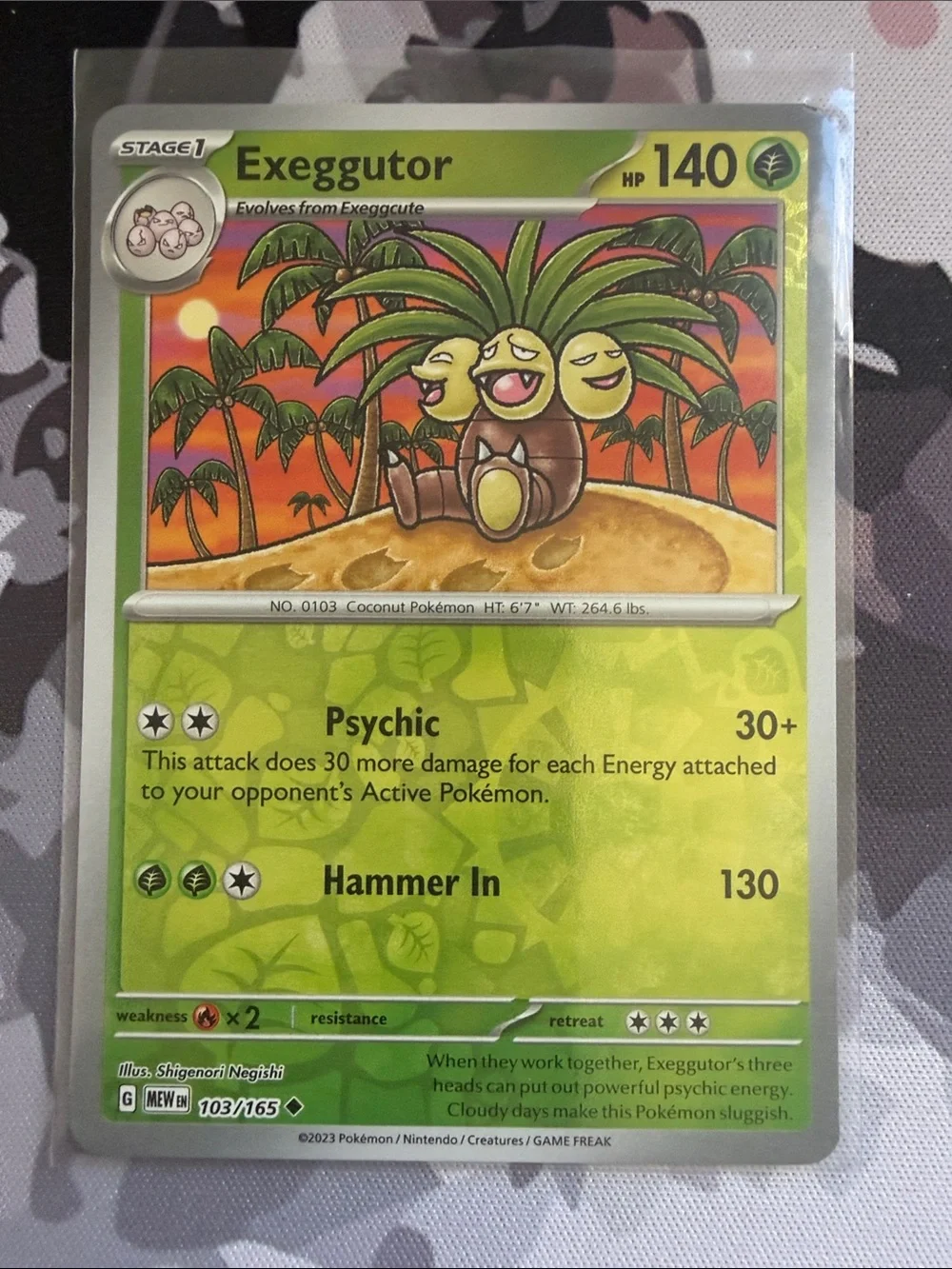 Exeggcute & Exeggutor Pokémon Evolution Lot | 6 Holo Reverse Holo Cards ✨5/$25✨